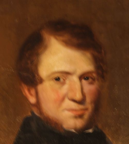 AN OIL ON CANVAS OF A GENTLEMAN - ADDITIONAL PHOTO 2