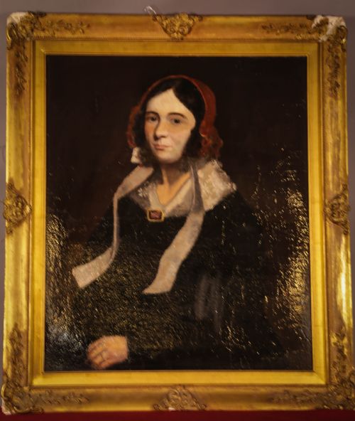 A 19th Century Oil on Canvas of a Lady