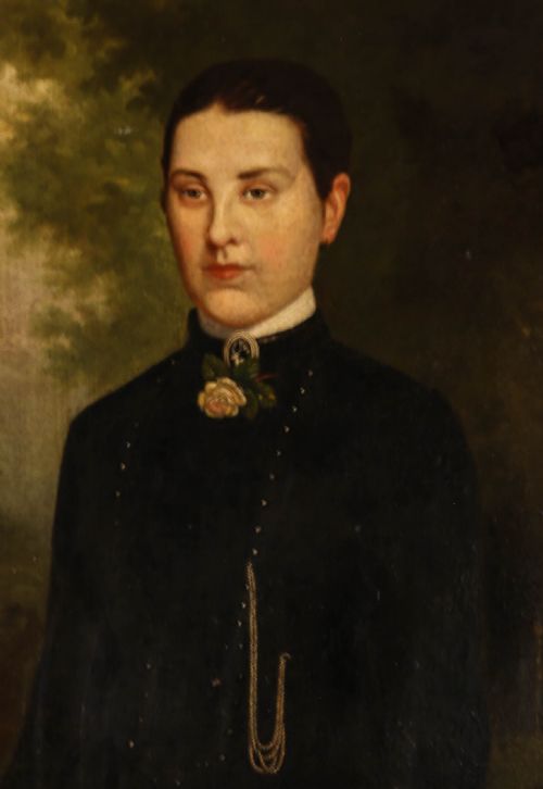 PORTRAIT OF A LADY 19TH CENTURY - ADDITIONAL PHOTO 1