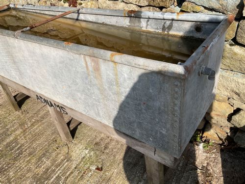 A GALVANISED FARM TROUGH - ADDITIONAL PHOTO 3