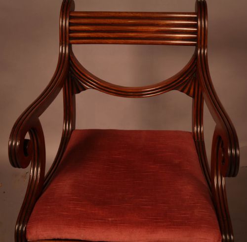 A SUPERB SET OF EIGHT REGENCY PERIOD DINING CHAIRS - ADDITIONAL PHOTO 7