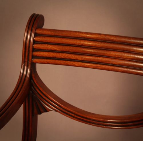 A SUPERB SET OF EIGHT REGENCY PERIOD DINING CHAIRS - ADDITIONAL PHOTO 10