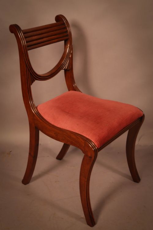 A SUPERB SET OF EIGHT REGENCY PERIOD DINING CHAIRS - ADDITIONAL PHOTO 12