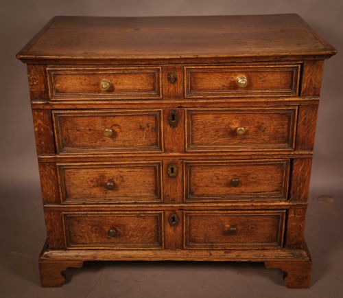 An Early 18th Century Oak Chest of Drawers