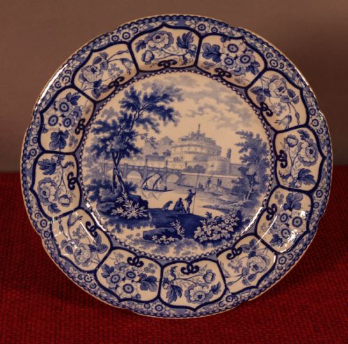 scenic plate from the don pottery yorkshire - CATEGORY: ANTIQUE PLATES - DATED 19TH CENTURY