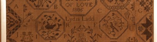 ACKWORTH QUAKER SCHOOL SAMPLER LYDIA LADD 1806 - ADDITIONAL PHOTO 4