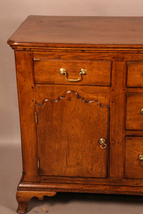A GEORGIAN OAK SERVING DRESSER - ADDITIONAL PHOTO 6