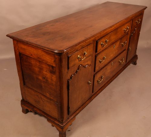 A GEORGIAN OAK SERVING DRESSER - ADDITIONAL PHOTO 11