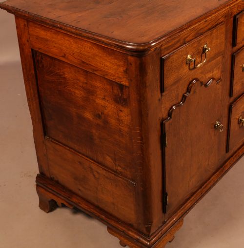 A GEORGIAN OAK SERVING DRESSER - ADDITIONAL PHOTO 12