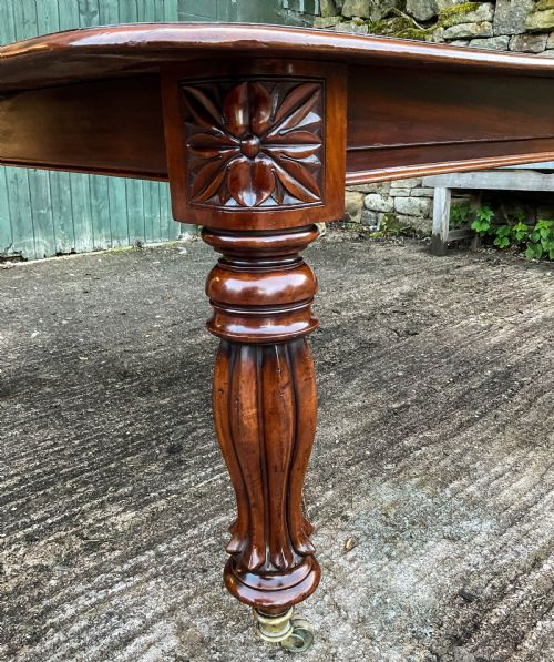 A GOOD EARLY 19TH CENTURY EXTENDING DINING TABLE IN MAHOGANY - ADDITIONAL PHOTO 19