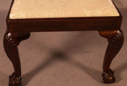 A SET OF 8 MAHOGANY DINING CHAIRS IN THE CHIPPENDALE STYLE C 1900 - ADDITIONAL PHOTO 8