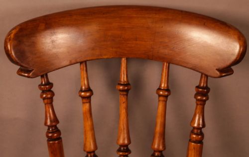 A HARLEQUIN SET OF 4 WORKSOP KITCHEN CHAIRS - ADDITIONAL PHOTO 11