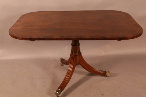 A GEORGIAN BREAKFAST TABLE IN MAHOGANY - ADDITIONAL PHOTO 4