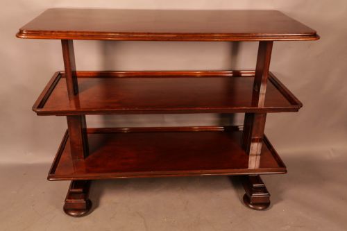 an extra large victorian dumb waiter - CATEGORY: ANTIQUE FURNITURE - DATED 19TH CENTURY
