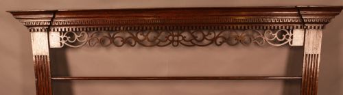A SUPER 18TH CENTURY PLATE RACK IN OAK - ADDITIONAL PHOTO 1