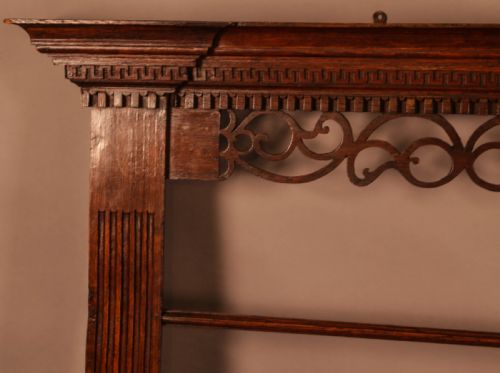 A SUPER 18TH CENTURY PLATE RACK IN OAK - ADDITIONAL PHOTO 4