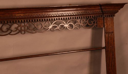 A SUPER 18TH CENTURY PLATE RACK IN OAK - ADDITIONAL PHOTO 6