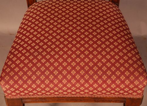 A SET OF 6 LATE VICTORIAN DINING CHAIRS - ADDITIONAL PHOTO 5