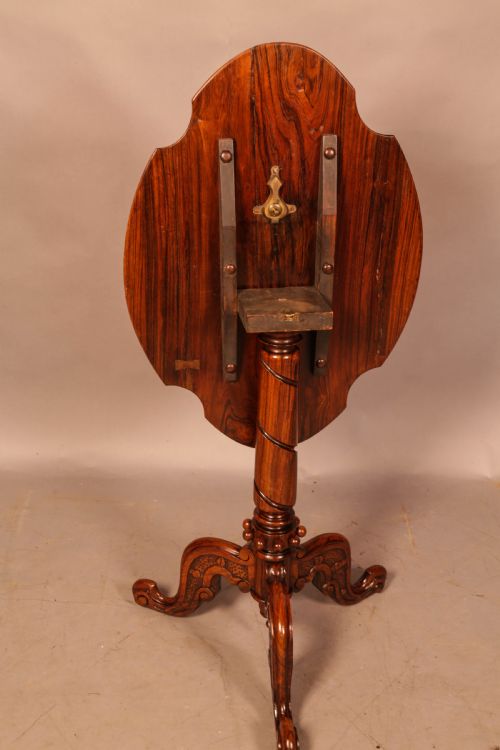 AN OCCASIONAL CHESS BOARD TABLE VICTORIAN - ADDITIONAL PHOTO 4
