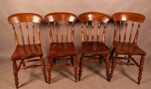 A HARLEQUIN SET OF 4 ALLSOP KITCHEN CHAIRS ROMAN - ADDITIONAL PHOTO 2