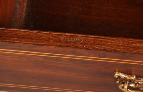 A FINE ROSEWOOD GAMES TABLE BY GILLOWS - ADDITIONAL PHOTO 8