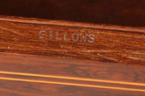 A FINE ROSEWOOD GAMES TABLE BY GILLOWS - ADDITIONAL PHOTO 9