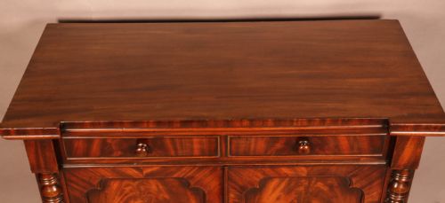 A SUPER EARLY 19TH CENTURY SIDE CABINET C 1830 - ADDITIONAL PHOTO 5