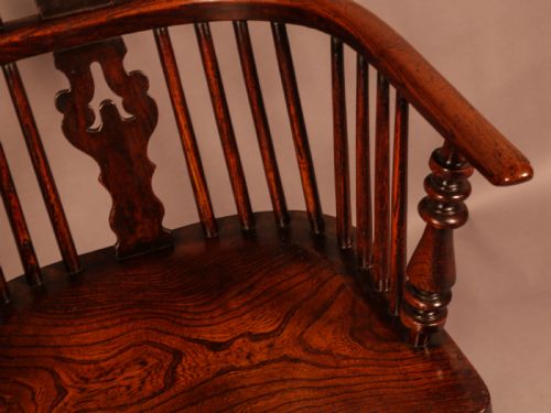 GOOD HIGH BACK WINDSOR CHAIR BENJAMIN GILLING OF WORKSOP - ADDITIONAL PHOTO 7