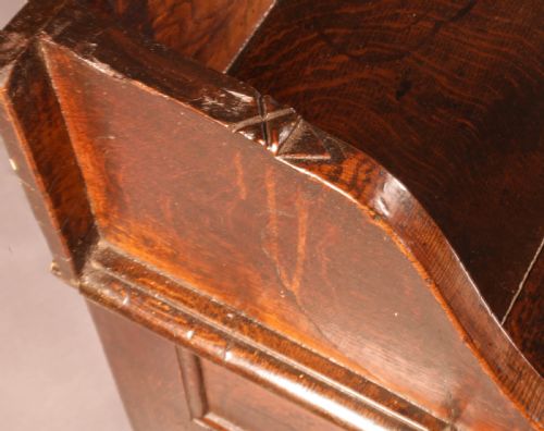 A GOOD GEORGIAN SERVING DRESSER IN OAK - ADDITIONAL PHOTO 14