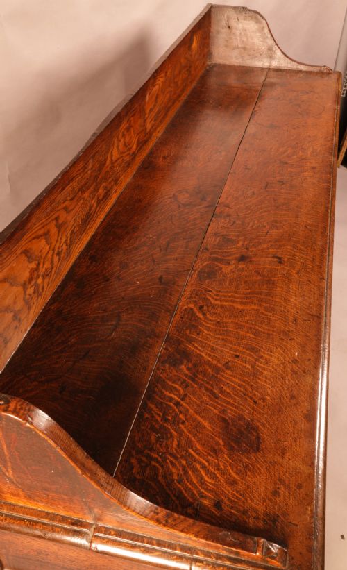 A GOOD GEORGIAN SERVING DRESSER IN OAK - ADDITIONAL PHOTO 15