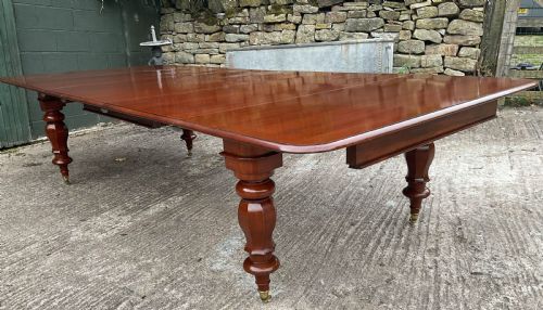 a fine early victorian extending dining table mahogany seat 1214 - CATEGORY: ANTIQUE TABLES - DATED VICTORIAN