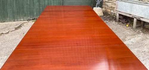 A FINE EARLY VICTORIAN EXTENDING DINING TABLE MAHOGANY SEAT 1214 - ADDITIONAL PHOTO 13