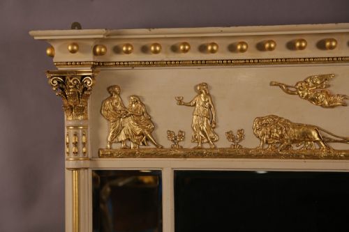 A 19TH C OVERMANTLE CLASSICAL FIGURES - ADDITIONAL PHOTO 3