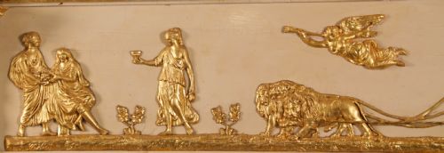 A 19TH C OVERMANTLE CLASSICAL FIGURES - ADDITIONAL PHOTO 6