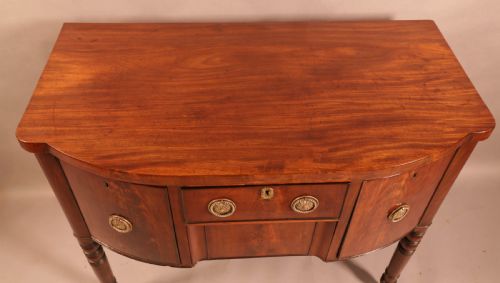 A SMALL GEORGIAN SERVING SIDEBOARD MAHOGANY - ADDITIONAL PHOTO 7