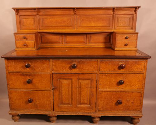 a victorian kitchen dresser in pine original scrumble - CATEGORY: ANTIQUE DRESSERS - DATED VICTORIAN