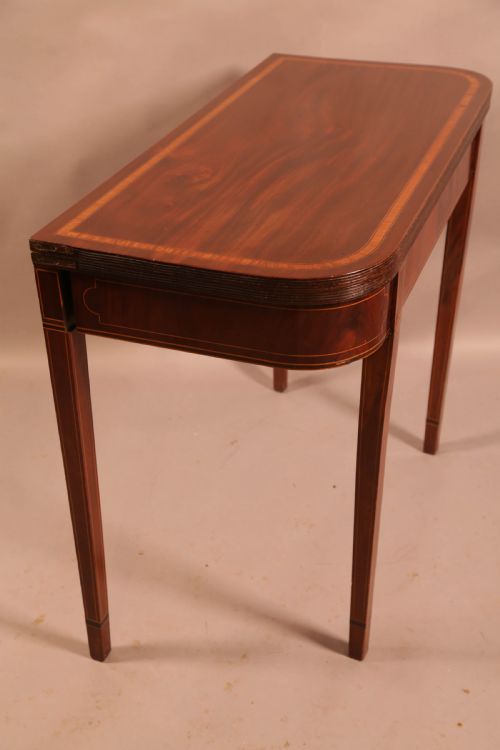 GEORGIAN MAHOGANY GAMES TABLE - ADDITIONAL PHOTO 1