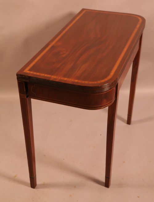 GEORGIAN MAHOGANY GAMES TABLE - ADDITIONAL PHOTO 2
