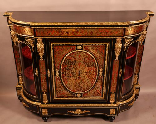 A FABULUS BOULLE WORK CREDENZA VICTORIAN - ADDITIONAL PHOTO 1