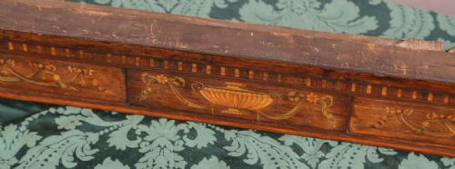A RARE PAIR OF GEORGIAN CURTAIN PELMETS IN ROSEWOOD AND INLAID - ADDITIONAL PHOTO 6