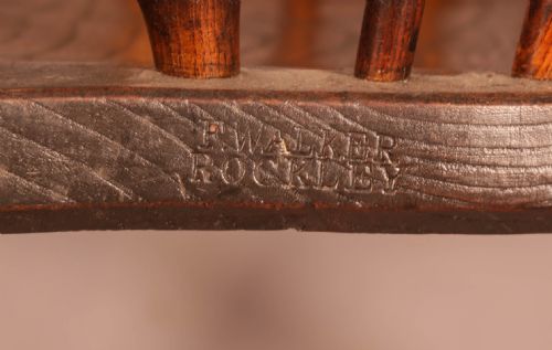 A GOOD FRED WALKER HIGH BACK WINDSOR CHAIR - ADDITIONAL PHOTO 7