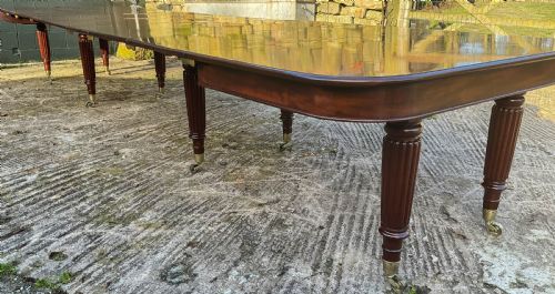 RARE IMPERIAL DINING TABLE 7 LEAVES SEATS 20 C 1830 - ADDITIONAL PHOTO 4