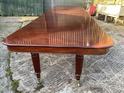 RARE IMPERIAL DINING TABLE 7 LEAVES SEATS 20 C 1830 - ADDITIONAL PHOTO 11