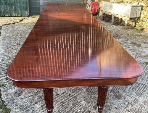 RARE IMPERIAL DINING TABLE 7 LEAVES SEATS 20 C 1830 - ADDITIONAL PHOTO 21