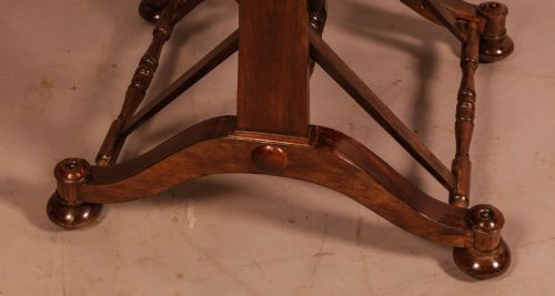 A RARE COUNTRY HOUSE FOLIO STAND IN ROSEWOOD - ADDITIONAL PHOTO 4