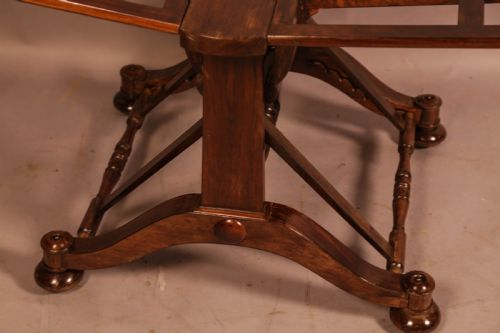 A RARE COUNTRY HOUSE FOLIO STAND IN ROSEWOOD - ADDITIONAL PHOTO 5
