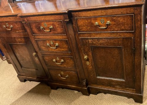 8TH CENTURY GEORGIAN OAK DRESSER GOOD PATINA - ADDITIONAL PHOTO 4