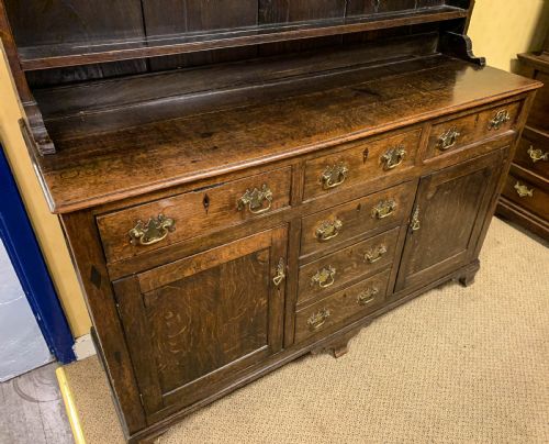 AN 18TH CENTURY OAK DRESSER GEORGIAN - ADDITIONAL PHOTO 1