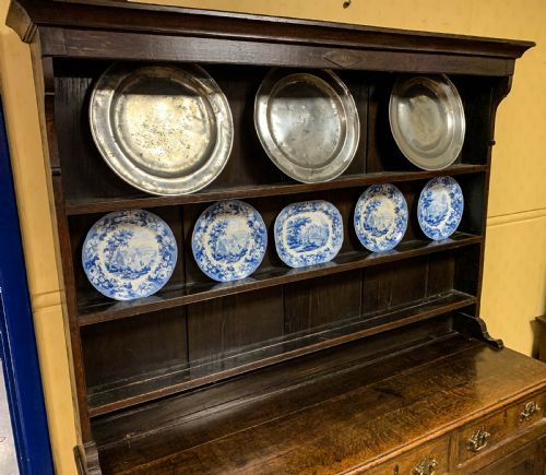 AN 18TH CENTURY OAK DRESSER GEORGIAN - ADDITIONAL PHOTO 4