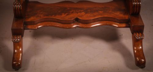 A VICTORIAN MAHOGANY CHEVAL MIRROR - ADDITIONAL PHOTO 3